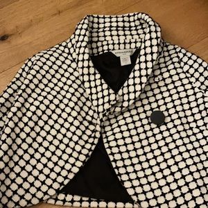 Banana Republic Cropped Checkered Jacket